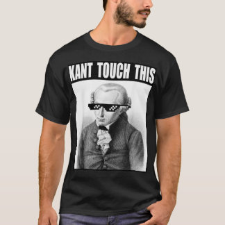 Camiseta Kant Toque Este Memória Engraçado Immanue Filosofi