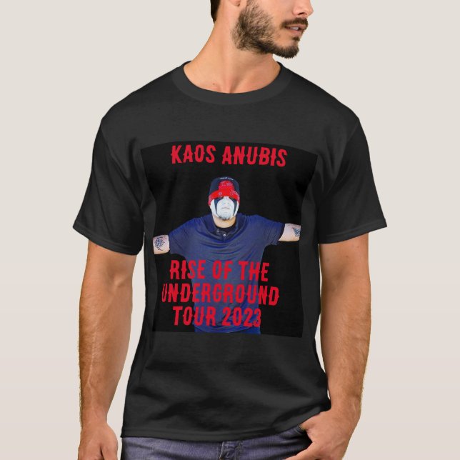 Camiseta Kaos Anubis RISE TOUR T (Frente)