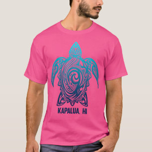 Camiseta Kapalua Havaí Tartaruga Tribal Havaiana Surfer Scu