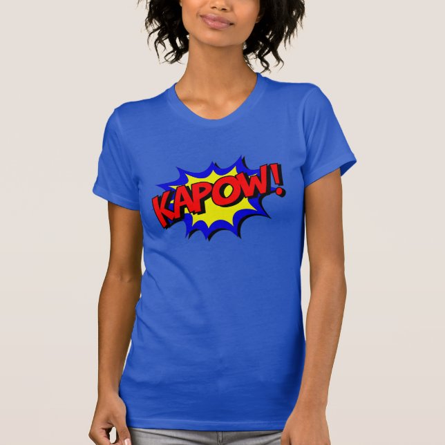 Camiseta Kapow da revista em quadrinhos! (Frente)