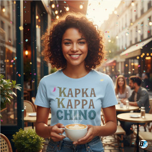 Camiseta Kappa Chino Funny Café Lover T-Shirt