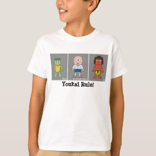 Camiseta Kappa, Hitotsume-kozo, e desenhos animados Yokai