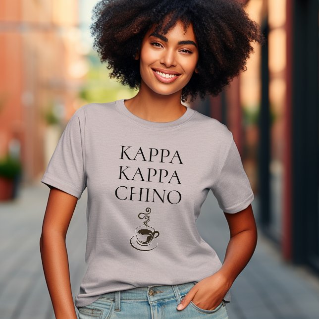Camiseta Kappa Kappa Chino Funny Coffee Lover (Criador carregado)
