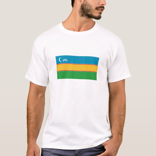 Camiseta Karakalpakstan Flag (Frente)