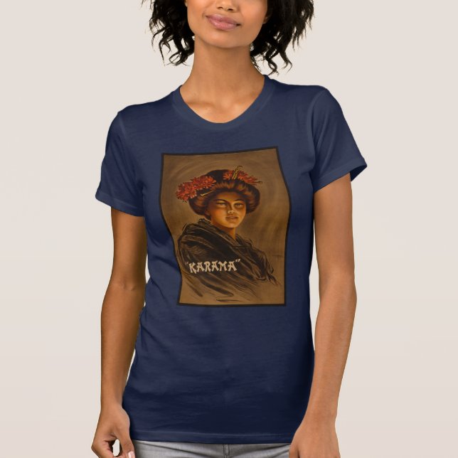 Camiseta Karama: Atriz japonesa Romance Geisha (Frente)