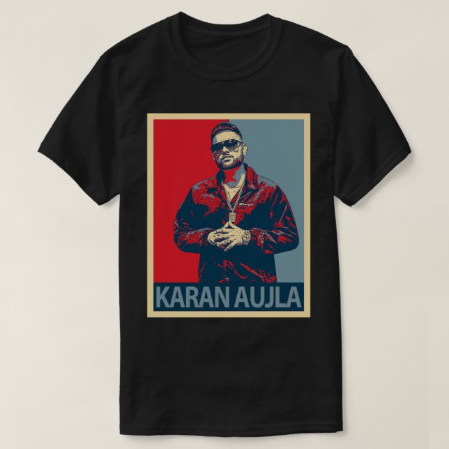 Camiseta karan aujla Lightweight Hoodie (Frente do Design)