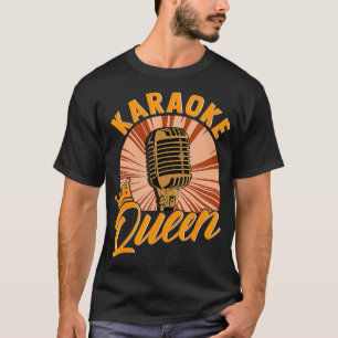 Camiseta Karaoke Funny Cantando Música Cantando Ao Longo Do