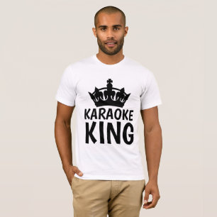 Camiseta KARAOKE KING T-shirts e capuzes
