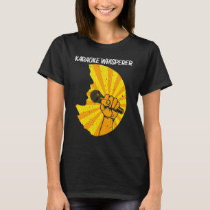 Camiseta Karaoke Legal Para Homens Mulheres Cantor Máquina