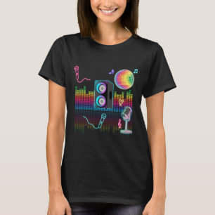Camiseta Karaokê Neon Cantando Música Festa