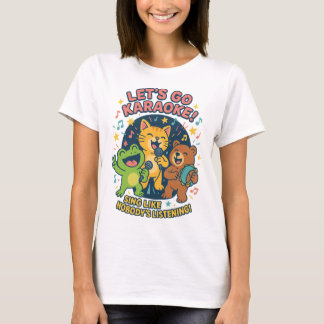 Camiseta Karaoke Party Animals – Sing Like Nobody’s Listeni