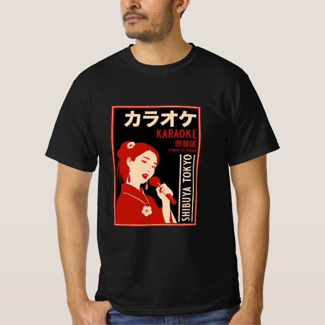 Camiseta Karaoke Shibuya Tokyo (Frente)