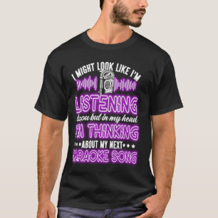 Camiseta Karaoke Singer 80s Retro Vintage Eu Posso Parecer