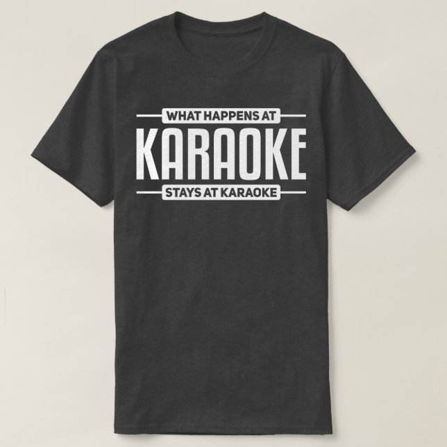 Camiseta Karaoke Singers (Frente do Design)