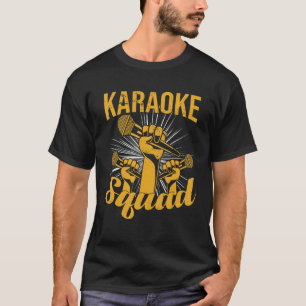 Camiseta Karaoke Squad Singer Cantando Karaoke