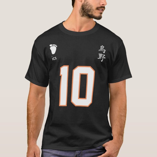 Camiseta Karasuno High - Shoyo Hinata Jersey T-Shirt (Frente)