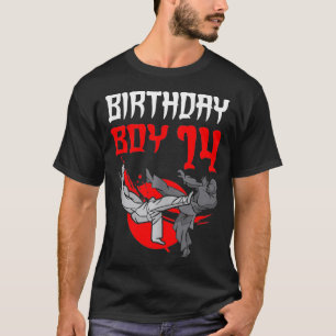 Camiseta Karate 14 Birthday Taekwondo, 14 anos de idade, Ma