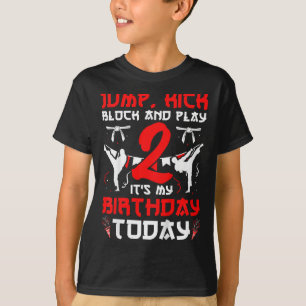 Camiseta Karate, 2 anos de idade, Karate Birthd