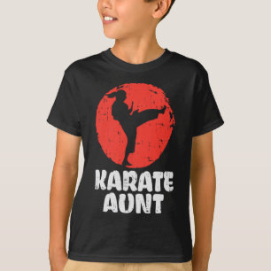 Camiseta Karate Aunt Ponytail Chuta Artes Marciais Japonesa