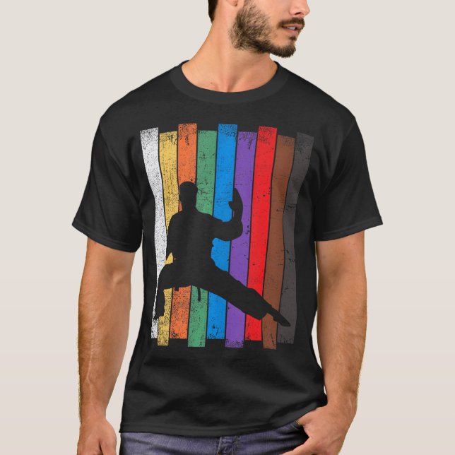 Camiseta Karate Bel Karate Silhouette Artes Marciais (Frente)