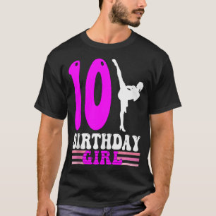 Camiseta Karate Birthday Kids 10º Aniversário Taekwondo