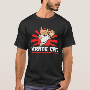 Camiseta Karate Black Belt Gi Uniform Karate Cat