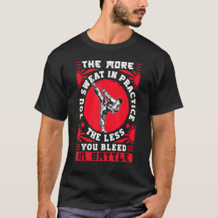 Camiseta Karate Black Belt Gi Uniforme Quanto Mais Você Doc