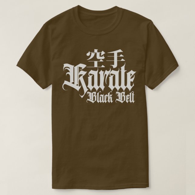 Camiseta Karate Black Belt Master (Frente do Design)