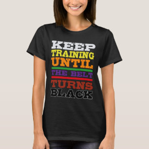 Camiseta Karate Black Belt Treinando Artes Marciais Japones