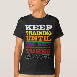 Camiseta Karate Black Belt Treinando Artes Marciais Japones