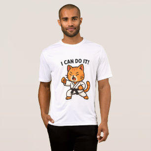 Camiseta Karate Cat Sticker