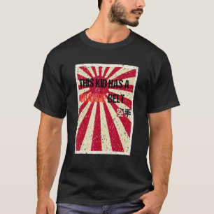 Camiseta Karate Clássico Cinto Laranja Jovem