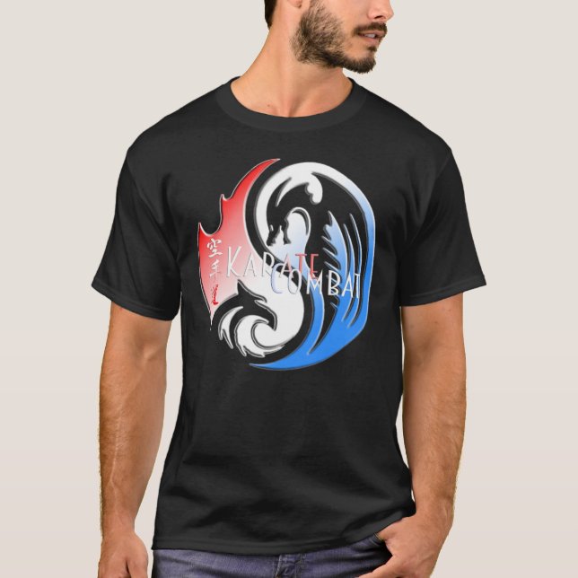 Camiseta Karate Combat - Esportes de Artes Marciais Budo  (Frente)