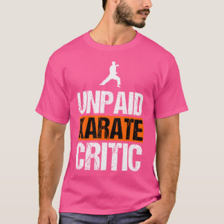 Camiseta Karate Crítico Engraçado Crítico Caratê Sarcástico