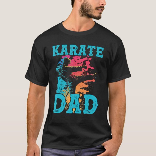 Camiseta Karate Dad Best Daddy Ever MMA Martial Artist Fath (Frente)