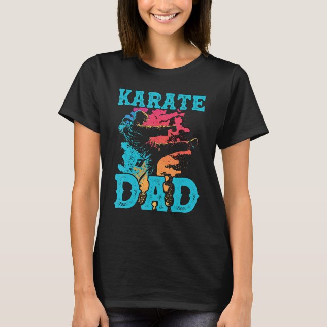 Camiseta Karate Dad Best Daddy Ever MMA Martial Artist Fath (Frente)