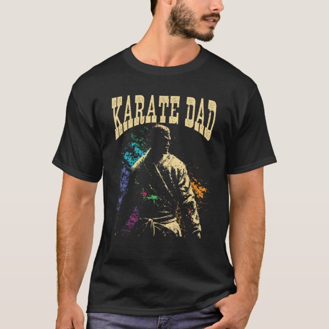 Camiseta Karate Dad Best Daddy Ever MMA Martial Artist Fath (Frente)