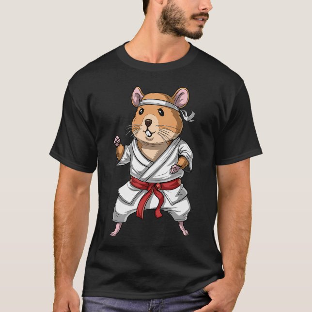Camiseta Karate de Hamster (Frente)