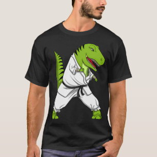 Camiseta Karate do Dinossauro T-Rex