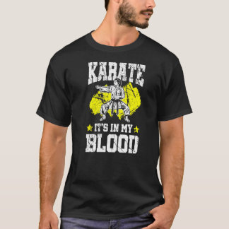 Camiseta Karate está no meu esporte de artes marciais no sa