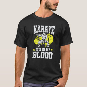Camiseta Karate Está No Meu Sangue Artes Marciais Esportes