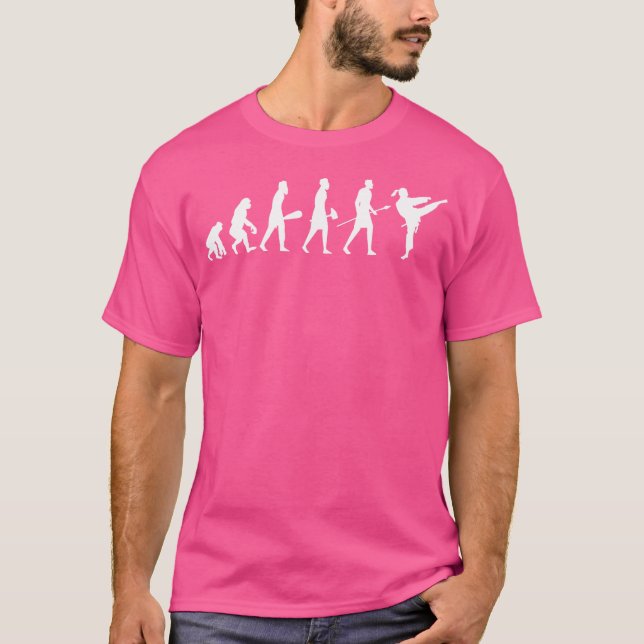 Camiseta Karate Evolution Artes Marciais Funny Graphic Kara (Frente)
