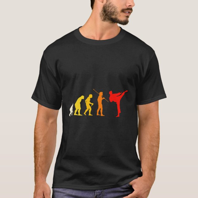 Camiseta Karate Evolution Kung Fu Shotokan Gift Martial Art (Frente)