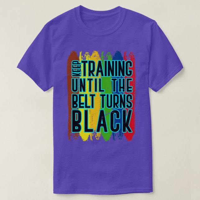 Camiseta Karate Fighter Black Belt Cote Karate (Frente do Design)