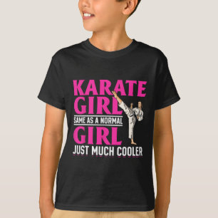 Camiseta Karate Garota Igual A Garota Normal