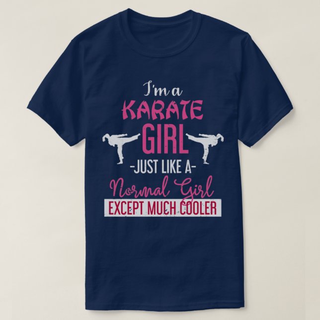Camiseta Karate Girl (Frente do Design)