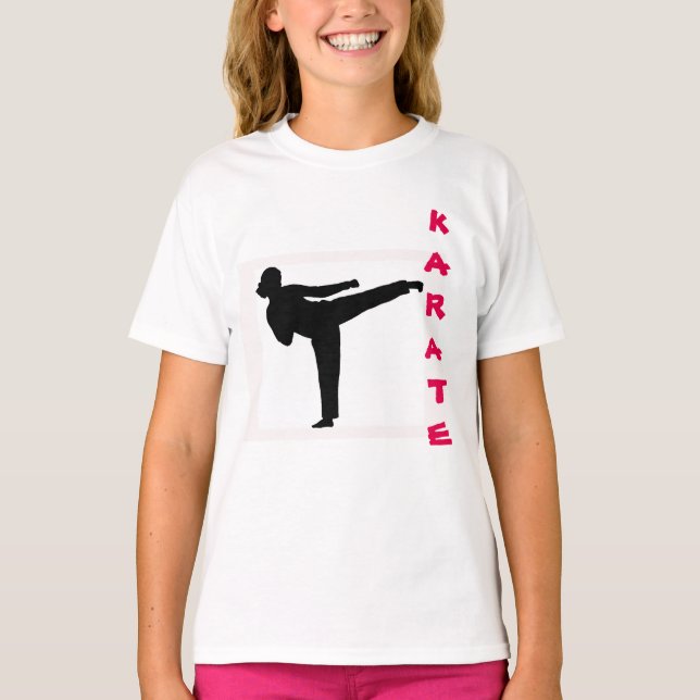 Camiseta Karate Girl Long Sleeve Shirt (Frente)
