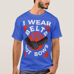 Camiseta Karate I Veste Cintos Não Arcos Rapariga De Artes 