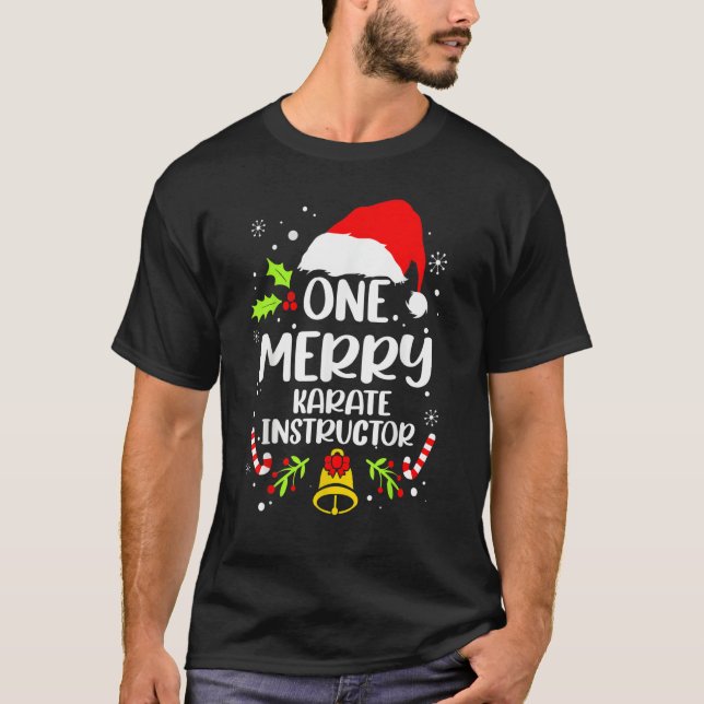 Camiseta Karate Instructor  One Merry Karate Instructor (Frente)