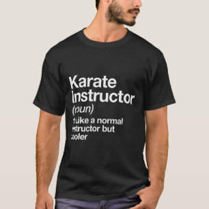 Camiseta Karate Instrutor Definição Engraçada Artes Marciai